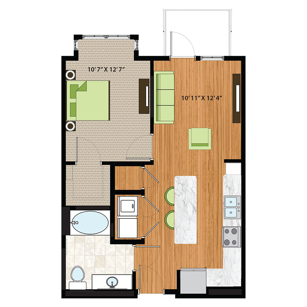 Floor Plan | Schaumburg Apartments