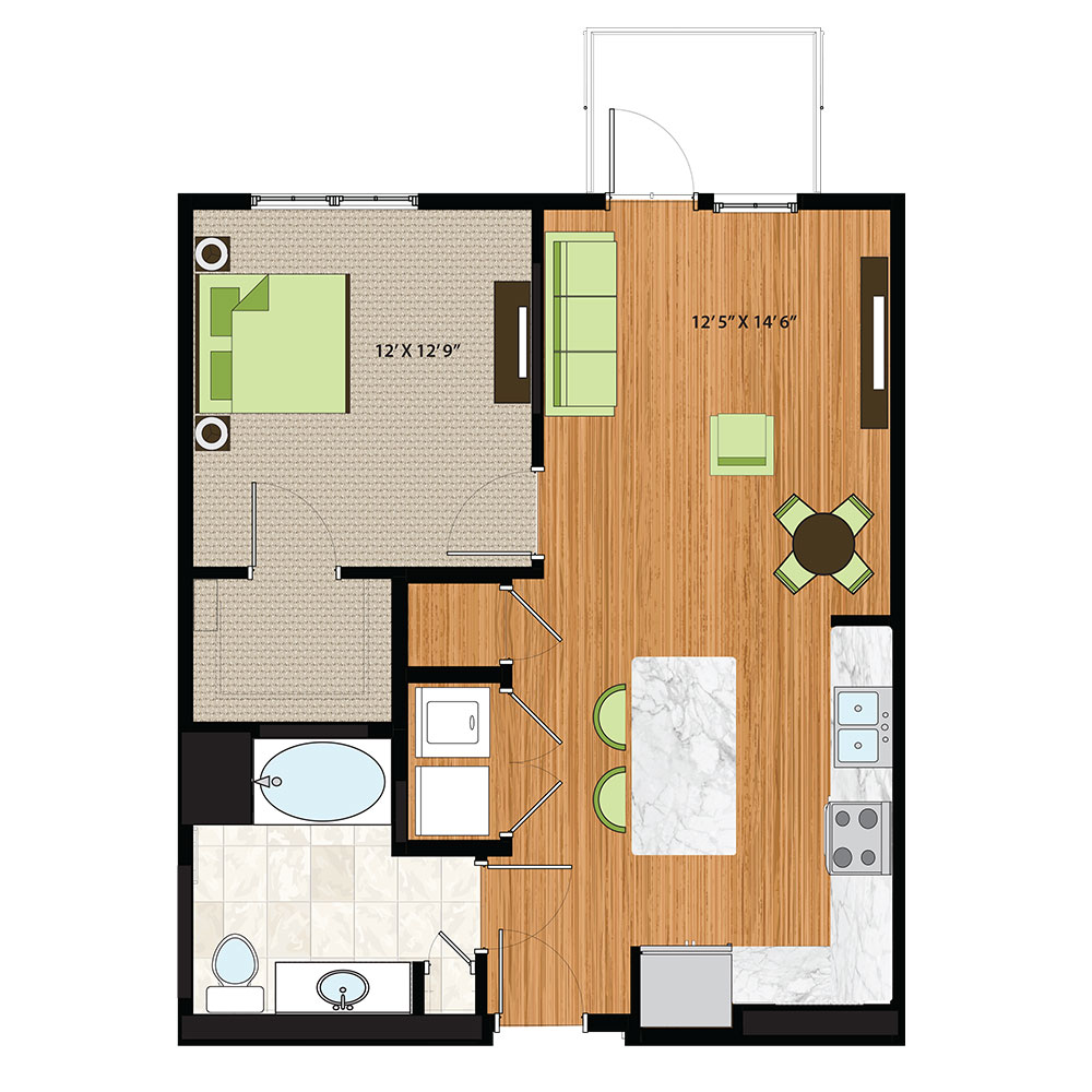 Floor Plan | Schaumburg Apartments