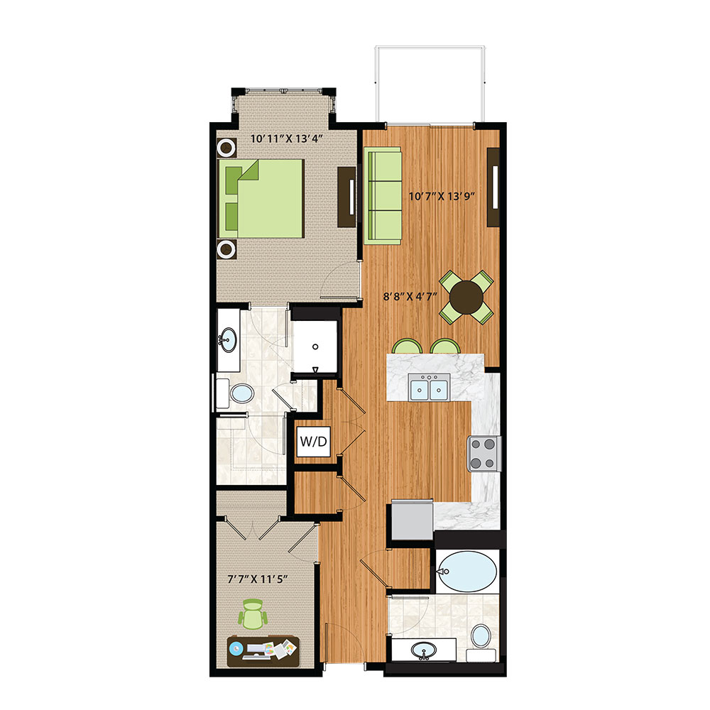 C1 Plan | Schaumburg Apartments
