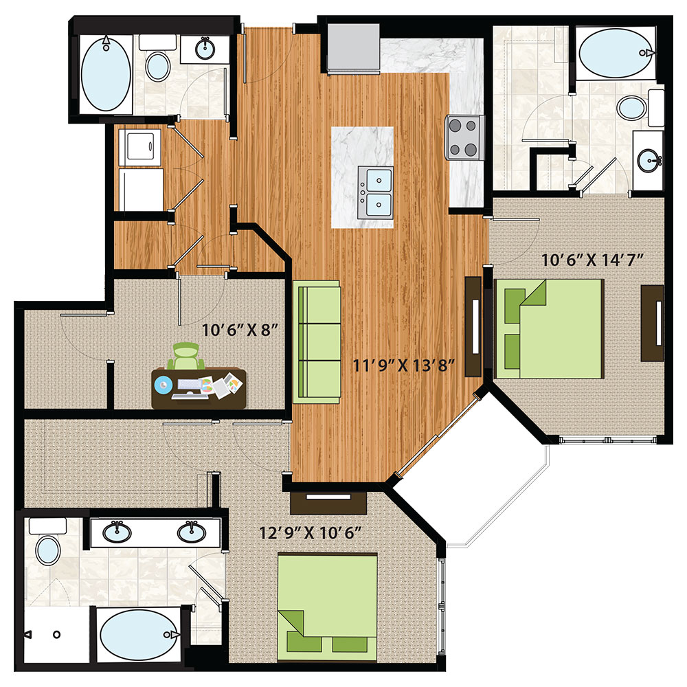 Floor Plan | Schaumburg Apartments